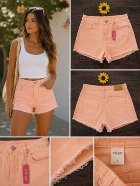 Nwt REFUGE VINTAGE CHEEKY JEANS SHORTS 🦋